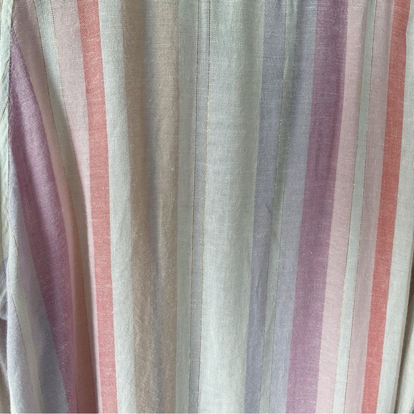 Rails Linen Blend Penny Blouse in Juliette Stripe Size S - Picture 7 of 11